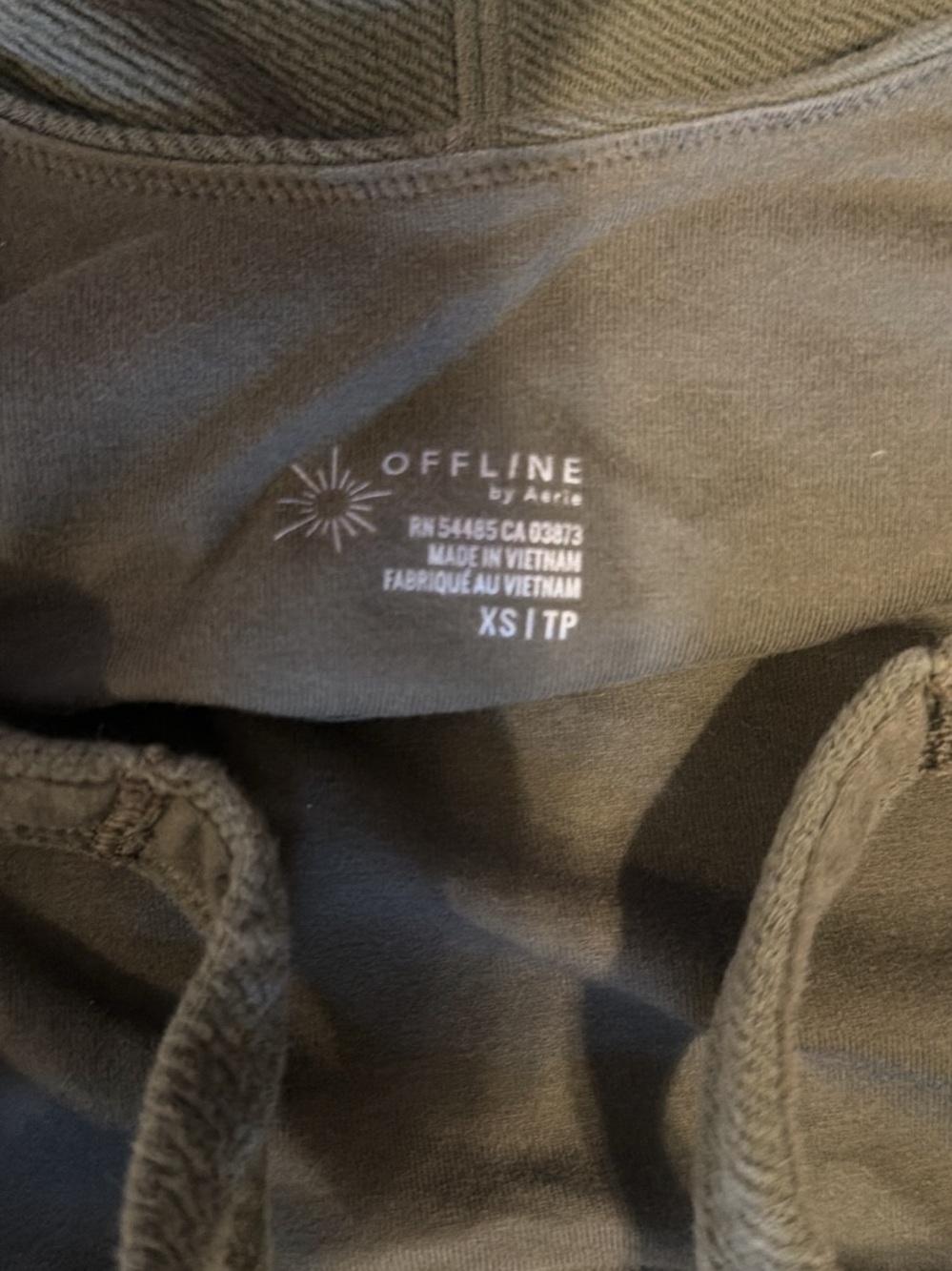 OFFLINE by Aerie Olive Green Tank XS